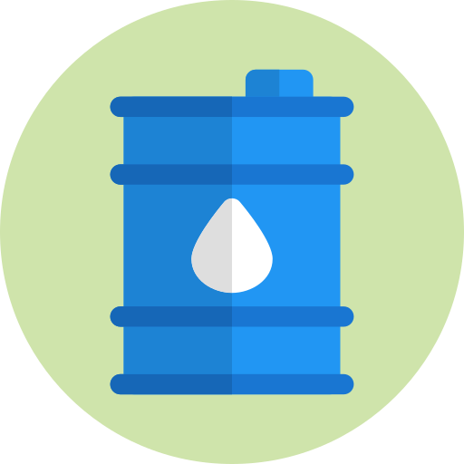 Ikon av oljetank